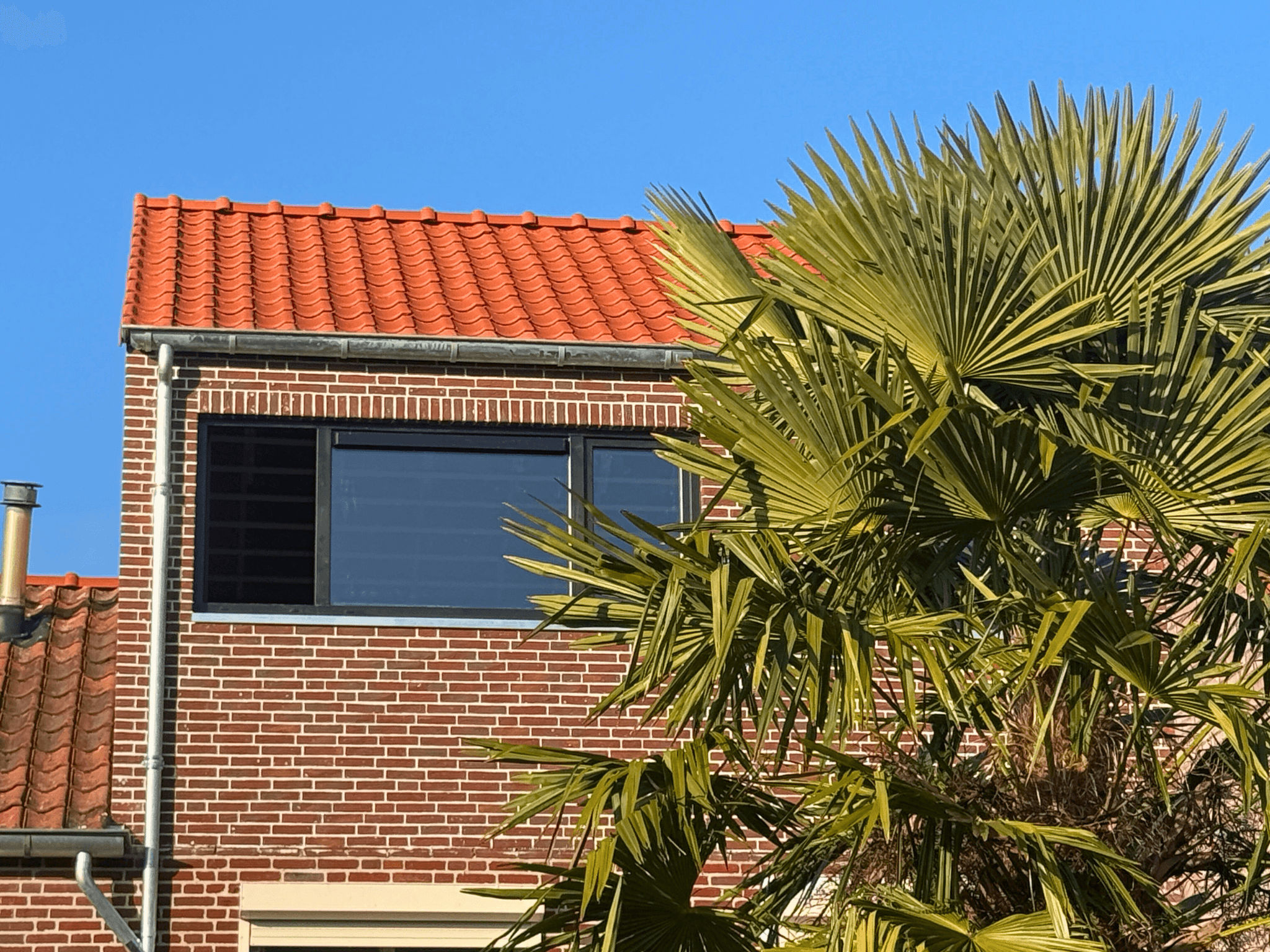 Eindresultaat achteraanzicht vanuit de tuinzijde